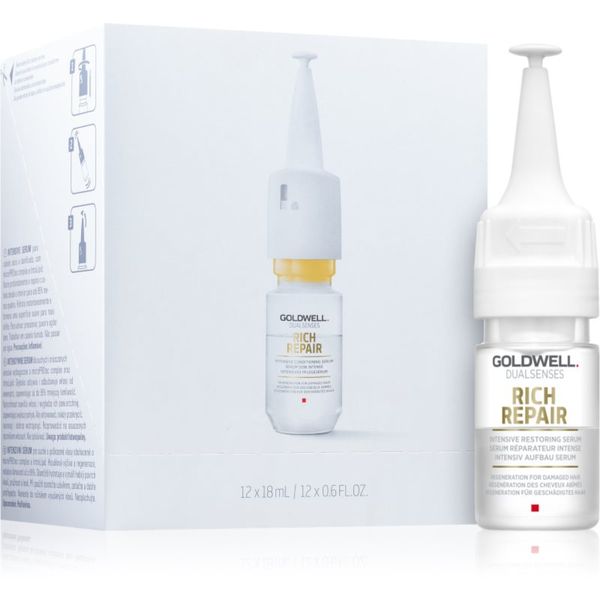 Goldwell Goldwell Dualsenses Rich Repair intenzivni obnavljajući serum za suhu i oštećenu kosu 12 x 18 ml