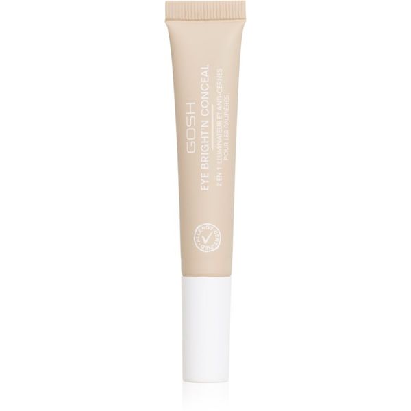 Gosh Gosh Bright'n Conceal posvjetljujući korektor protiv podočnjaka nijansa Adjusting Skin 12 ml