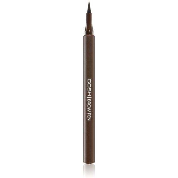 Gosh Gosh Brow Pen tuš za obrve nijansa Dark Brown 1,1 ml
