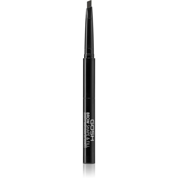 Gosh Gosh Brow Shape & Fill dvostrana olovka za obrve nijansa 002 Greybrown 0.5 g