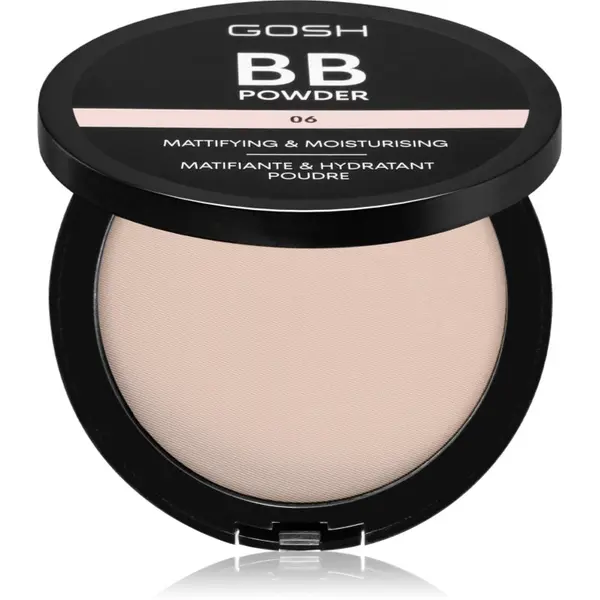 GOSH COPENHAGEN GOSH COPENHAGEN BB matirajući puder nijansa 06 Warm Beige 6.5 g