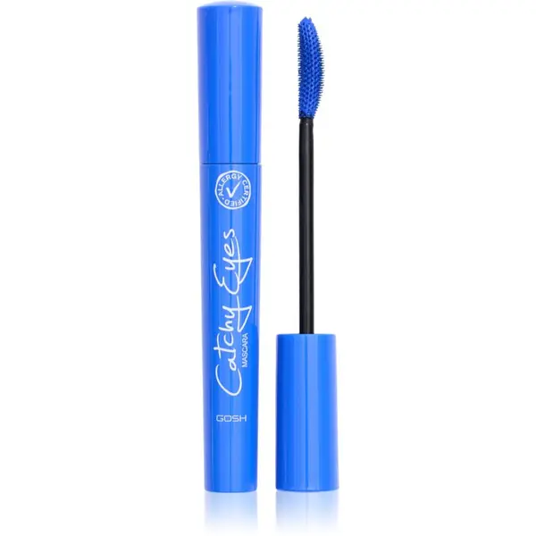 GOSH COPENHAGEN GOSH COPENHAGEN Catchy Eyes Allergy Certified maskara za povećanje volumena za osjetljive oči nijansa 003 Crazy Blue 8 ml