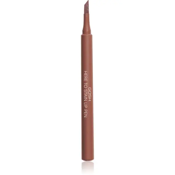 GOSH COPENHAGEN GOSH COPENHAGEN Here To Stain Lip Pen olovka za usne za dugotrajni efekt nijansa 006 Coffee Stain 1 ml