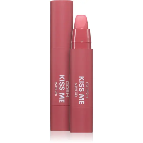 GOSH COPENHAGEN GOSH COPENHAGEN Kiss Me Matte Lips kremasti ruž za usne s mat efektom nijansa 001 Hot Kiss 3 g