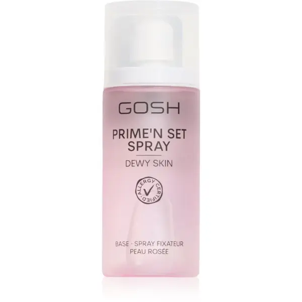 GOSH COPENHAGEN GOSH COPENHAGEN Prime'n Set Dewy Skin posvjetljujući sprej za učvršćivanje za lice 50 ml