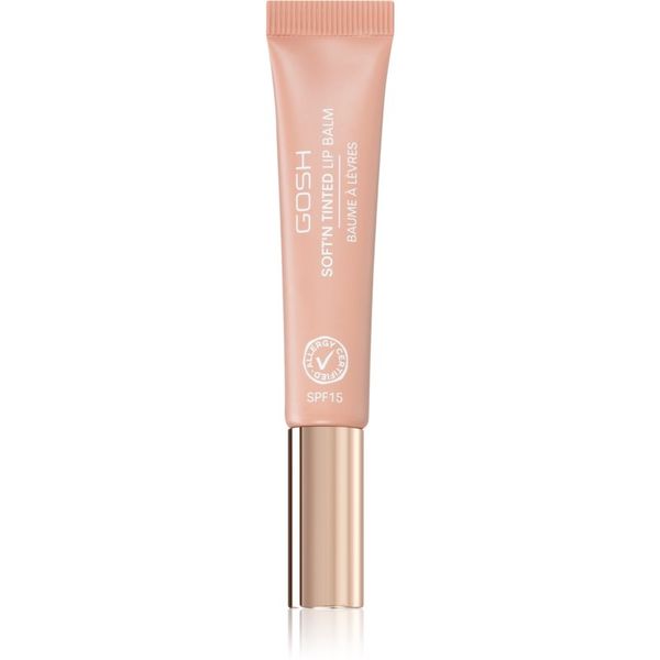 Gosh Gosh Soft`n Tinted balzam za toniranje usana SPF 15 nijansa Nougat 8 ml