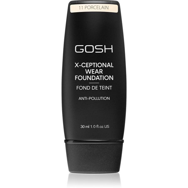 Gosh Gosh X-ceptional dugotrajni puder nijansa 11 Porcelain 30 ml