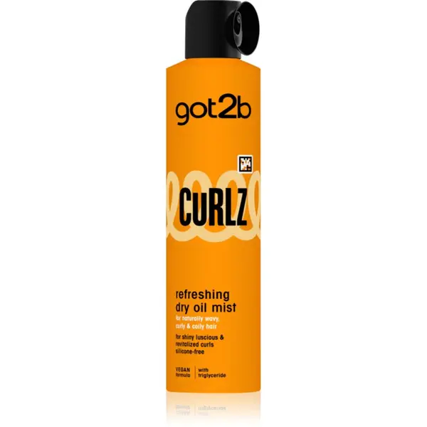 got2b got2b Curlz Refreshing Dry Oil Mist suha uljna magla za valovitu i kovrčavu kosu 200 ml