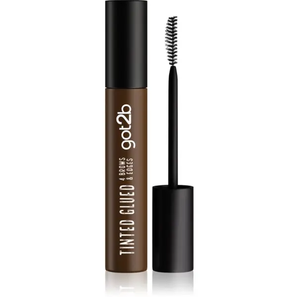 got2b got2b Glued 4 Brows & Edges gel za učvršćivanje za obrve 2u1 Tinted Brown 16 ml