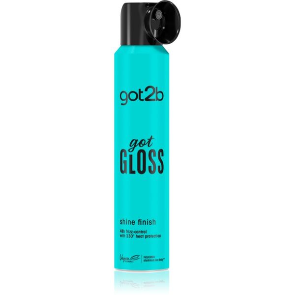 got2b got2b got Gloss Shine Finish sprej za toplinsku zaštitu kose za sjajnu i mekanu kosu 200 ml