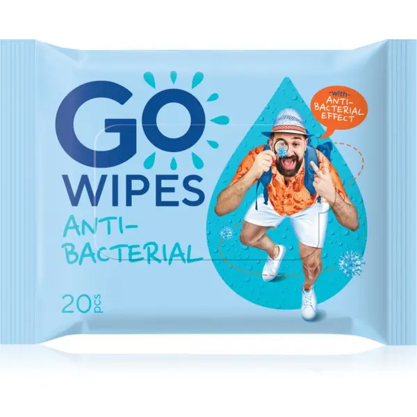GoWipes GoWipes Antibacterial osvježavajuće vlažne maramice s antibakterijskim učinkom 20 kom