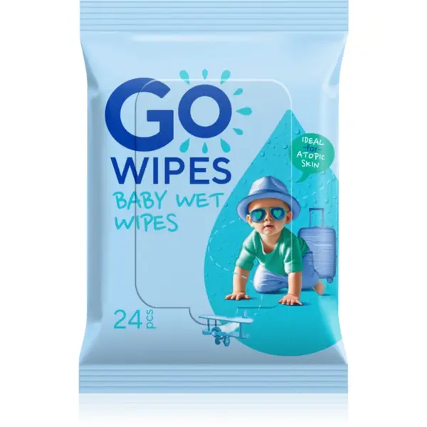 GoWipes GoWipes Baby Wet Wipes dječje nježne vlažne maramice za vrlo suhu, osjetljivu i atopičnu kožu 24 kom