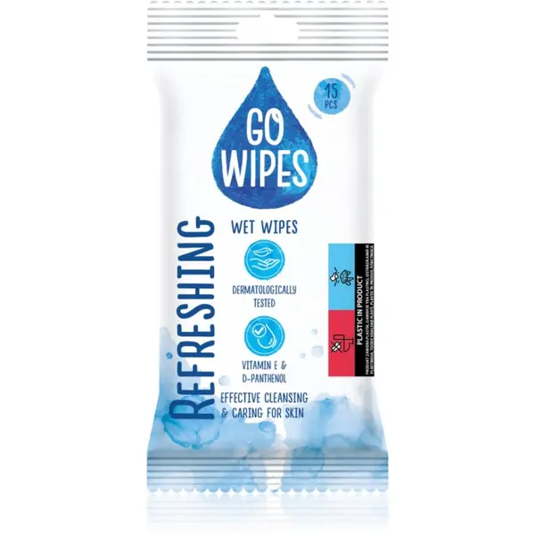 GoWipes GoWipes Refreshing vlažne maramice za čišćenje za ruke 15 kom