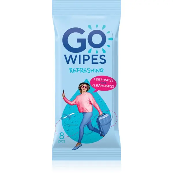 GoWipes GoWipes Refreshing Wet Wipes osvježavajuće vlažne maramice za ruke 10x8 kom