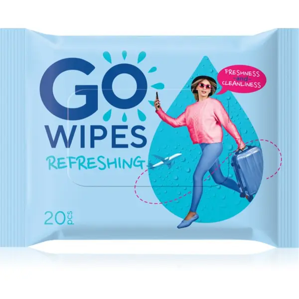 GoWipes GoWipes Refreshing Wet Wipes osvježavajuće vlažne maramice za ruke 20 kom