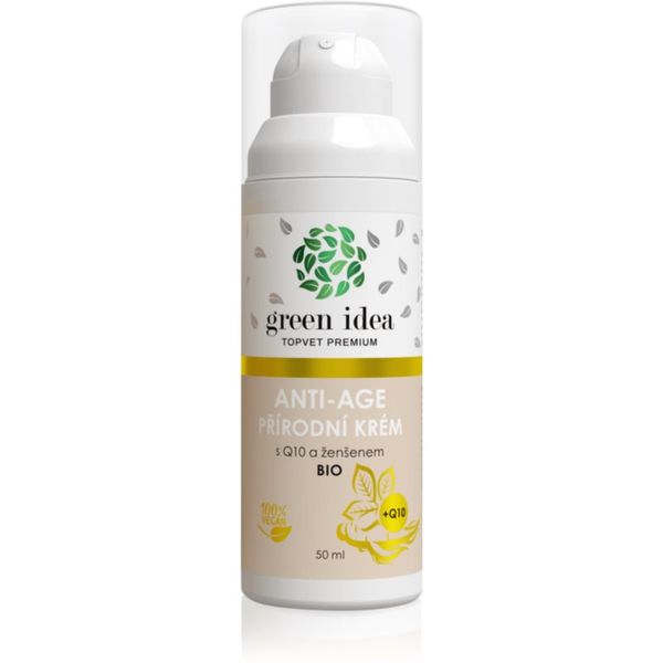 Green Idea Green Idea Topvet Premium Antiage natural cream with Q10 and ginseng krema za zrelu kožu lica 50 ml