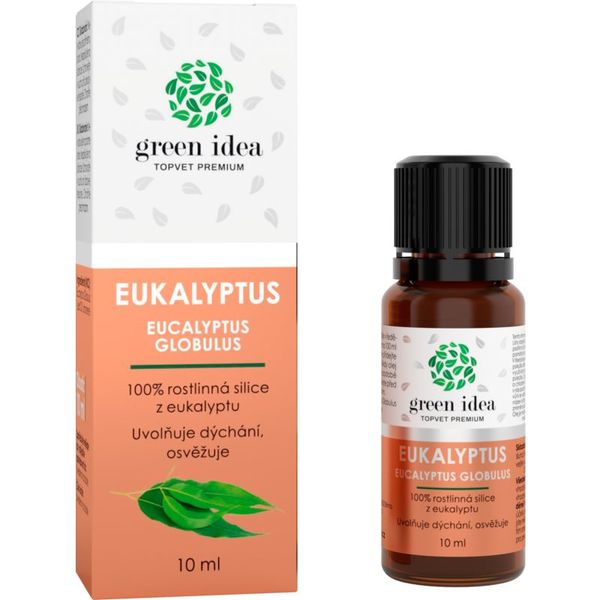 Green Idea Green Idea Topvet Premium Eukalyptus 100% eterično ulje za normalnu funkciju dišnog sustava 10 ml