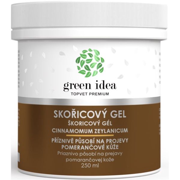 Green Idea Green Idea Topvet Premium Skořicový gel gel za masažu 250 ml