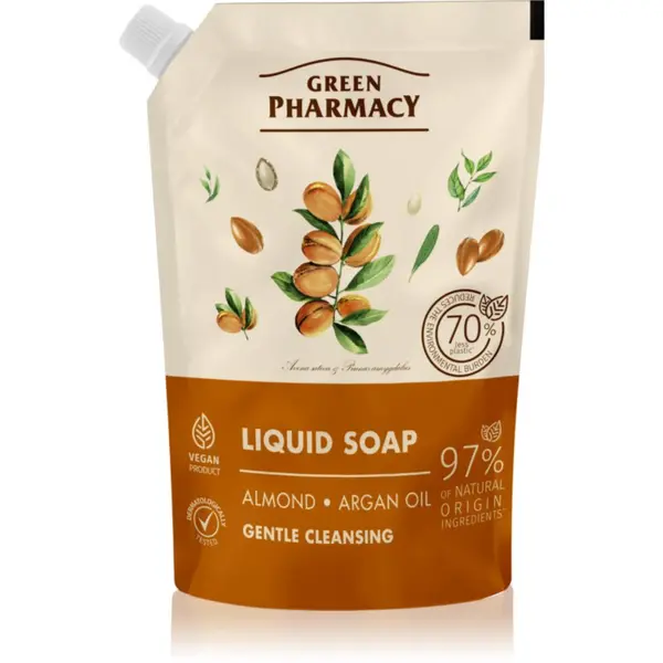 Green Pharmacy Green Pharmacy Almond & Argan Oil tekući sapun za ruke zamjensko punjenje 460 ml