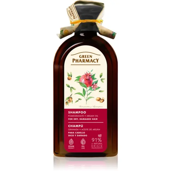 Green Pharmacy Green Pharmacy Argan Oil & Pomegranate Shampoo šampon za suhu i oštećenu kosu s arganovim uljem 350 ml