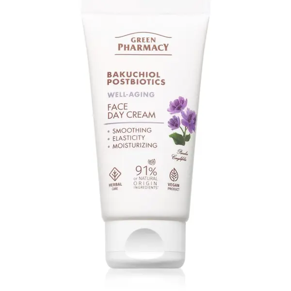 Green Pharmacy Green Pharmacy Bakuchiol & Postbiotics Day Face Cream zaštitna dnevna krema za pomlađivanje 50 ml