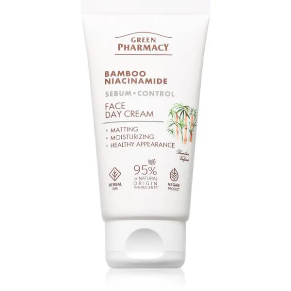 Green Pharmacy Green Pharmacy Bamboo & Niacinamide Day Face Cream dnevna krema za lice 50 ml