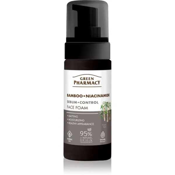 Green Pharmacy Green Pharmacy Bamboo & Niacinamide Face Foam pjena za čišćenje lica 150 ml