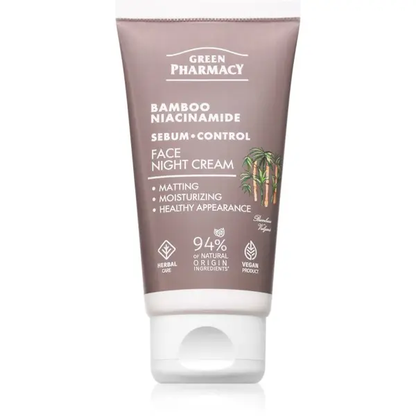 Green Pharmacy Green Pharmacy Bamboo & Niacinamide Night Face Cream hidratantna noćna krema 50 ml