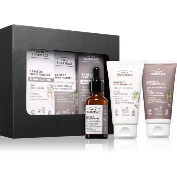 Green Pharmacy Green Pharmacy Bamboo & Niacinamide Set poklon set za savršeno lice