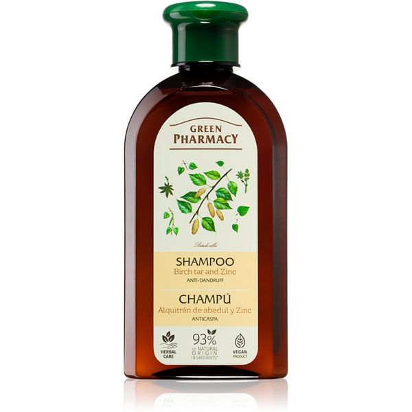 Green Pharmacy Green Pharmacy Birch Tar & Zinc šampon protiv peruti 350 ml