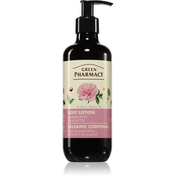 Green Pharmacy Green Pharmacy Body Care Damask Rose & Shea Butter hranjivo mlijeko za tijelo 400 ml