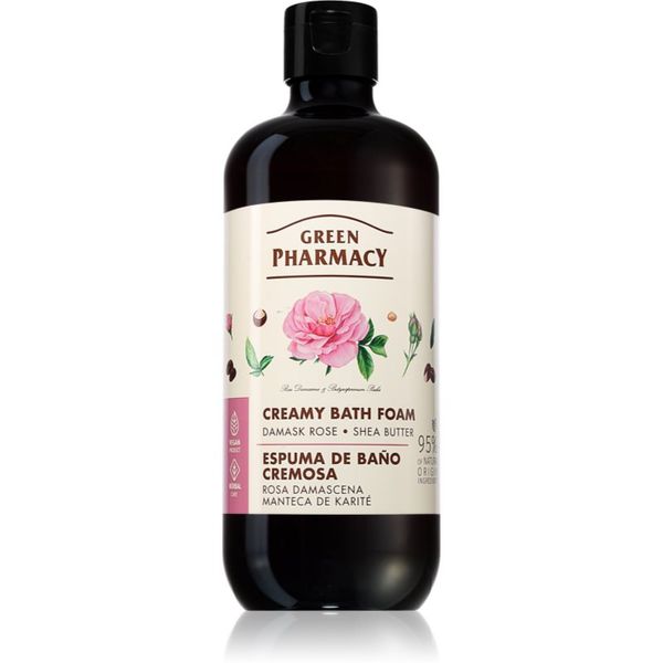 Green Pharmacy Green Pharmacy Body Care Damask Rose & Shea Butter kremasta pjena za kupku sa shea maslacem 500 ml
