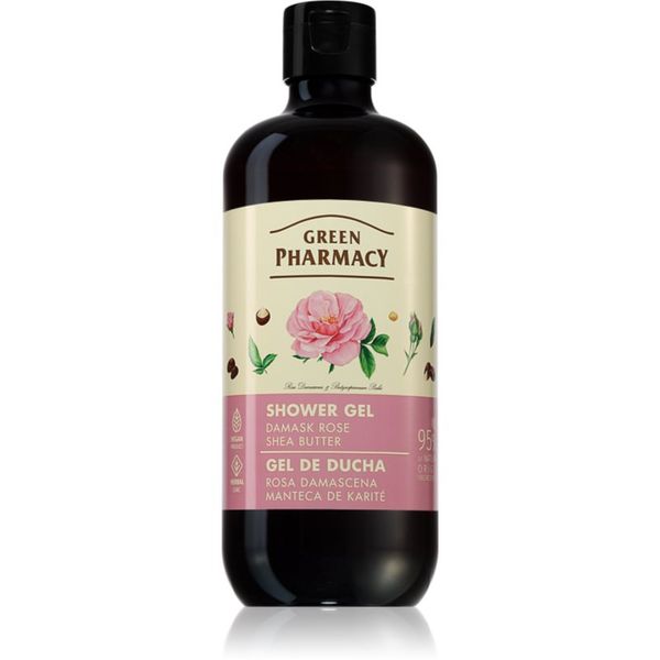 Green Pharmacy Green Pharmacy Body Care Damask Rose & Shea Butter nježni gel za tuširanje 500 ml