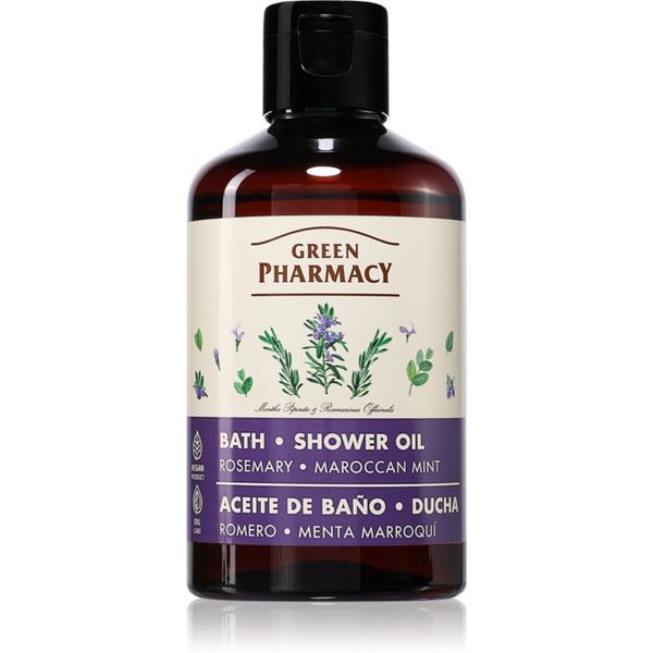 Green Pharmacy Green Pharmacy Body Care Rosemary & Moroccan Mint njegujuće ulje za tuširanje 250 ml