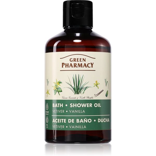 Green Pharmacy Green Pharmacy Body Care Vetiver & Vanilla osvježavajući gel za tuširanje s vanilijom 250 ml