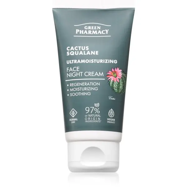Green Pharmacy Green Pharmacy Cactus & Squalane Night Face Cream noćna hidratantna krema 50 ml