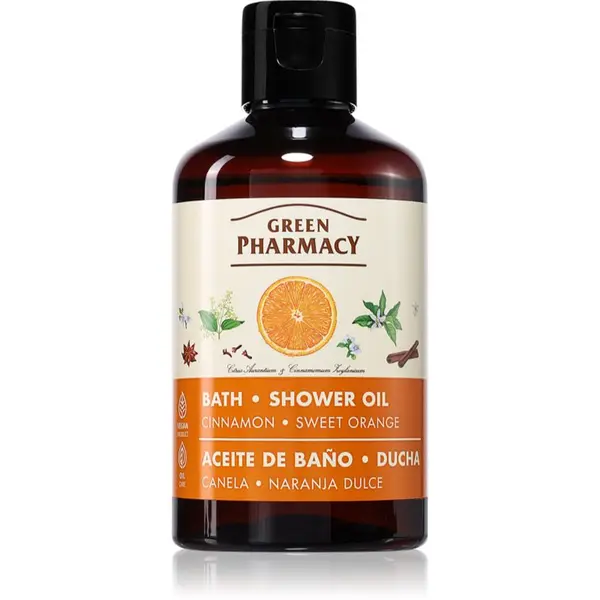 Green Pharmacy Green Pharmacy Cinnamon & Sweet orange Bath Oil ulje za tuširanje cimet 250 ml