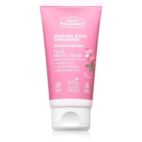 Green Pharmacy Green Pharmacy Damask Rose & Ceramides Night Face Cream noćna krema za lice 50 ml