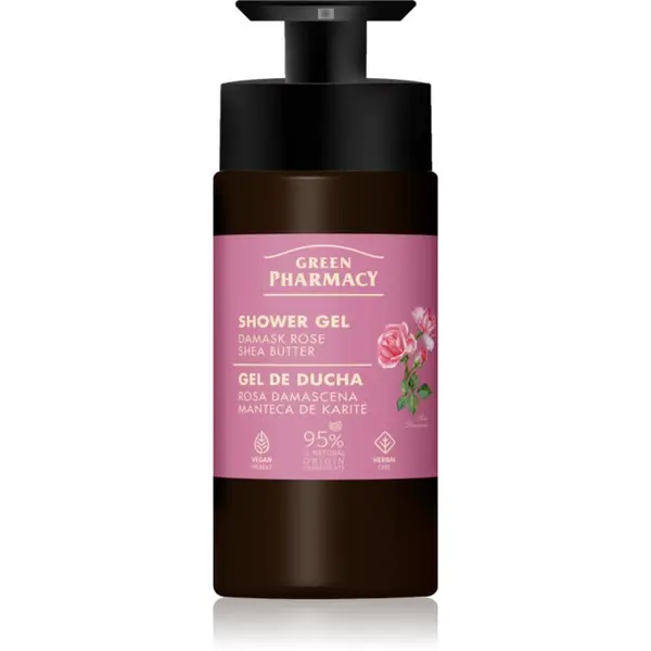 Green Pharmacy Green Pharmacy Damask Rose & Shea Butter gel za tuširanje 739 ml