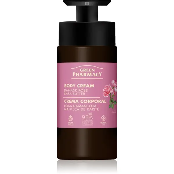 Green Pharmacy Green Pharmacy Damask Rose & Shea Butter krema za tijelo 739 ml