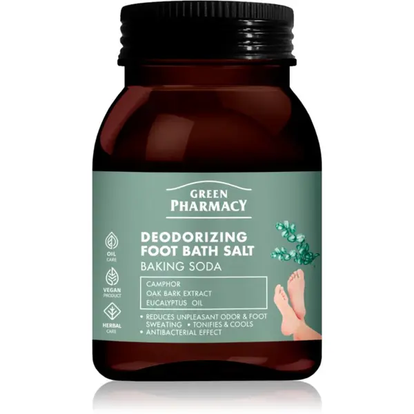 Green Pharmacy Green Pharmacy Foot Care Deodorizing Foot Bath Salt sol za kupku za stopala 400 g