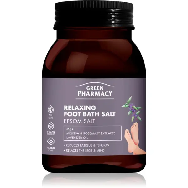 Green Pharmacy Green Pharmacy Foot Care Relaxing Foot Bath Salt relaksirajuća sol za kupku za stopala 400 g