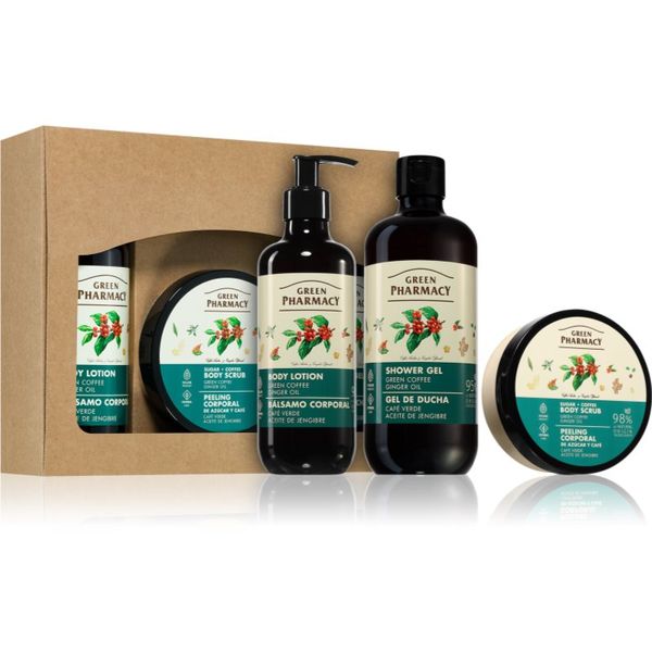 Green Pharmacy Green Pharmacy Green coffee & Ginger Oil SET poklon set