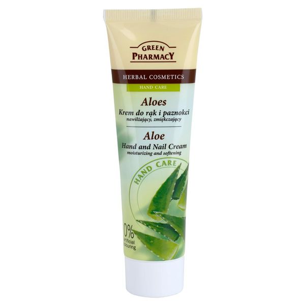 Green Pharmacy Green Pharmacy Hand Care Aloe hidratantna i omekšavajuća krema za ruke i nokte 100 ml