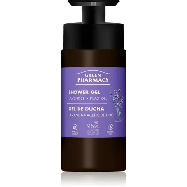Green Pharmacy Green Pharmacy Lavender & Flax Oil gel za tuširanje 739 ml