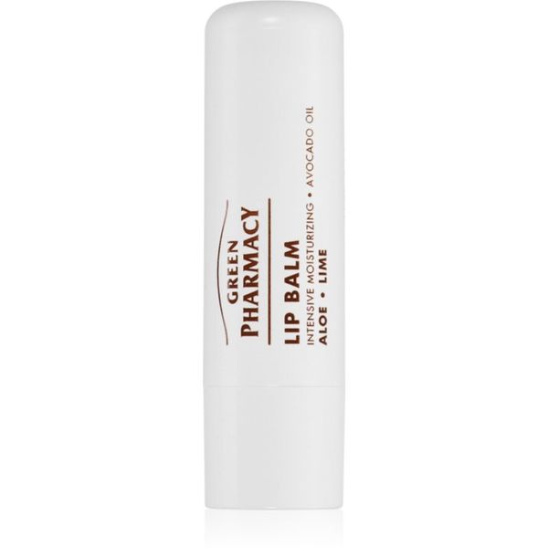 Green Pharmacy Green Pharmacy Lip Care Aloe and Lime intenzivni hidratantni balzam za usne SPF 10 3.6 ml
