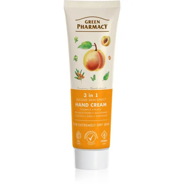 Green Pharmacy Green Pharmacy Peach krema za ruke i nokte za suhu kožu 100 ml