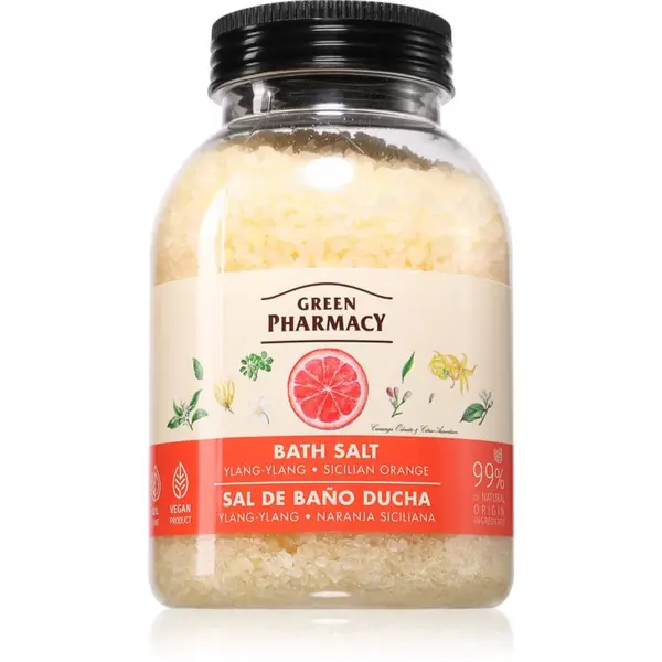 Green Pharmacy Green Pharmacy Ylang-ylang & Sicilian Orange Bath Salt relaksirajuća sol za kupku 1000 g