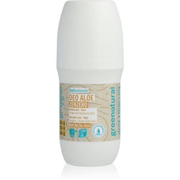 Greenatural Greenatural Deodorant Roll-On Ginger mineralni dezodorans s hijaluronskom kiselinom 75 ml