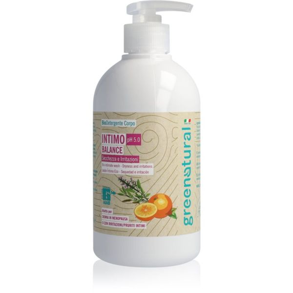 Greenatural Greenatural Intimate Wash Gel Balance Orange pH 5,0 BIO gel za intimnu higijenu 500 ml